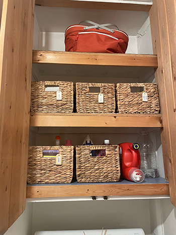 Shelf After organization